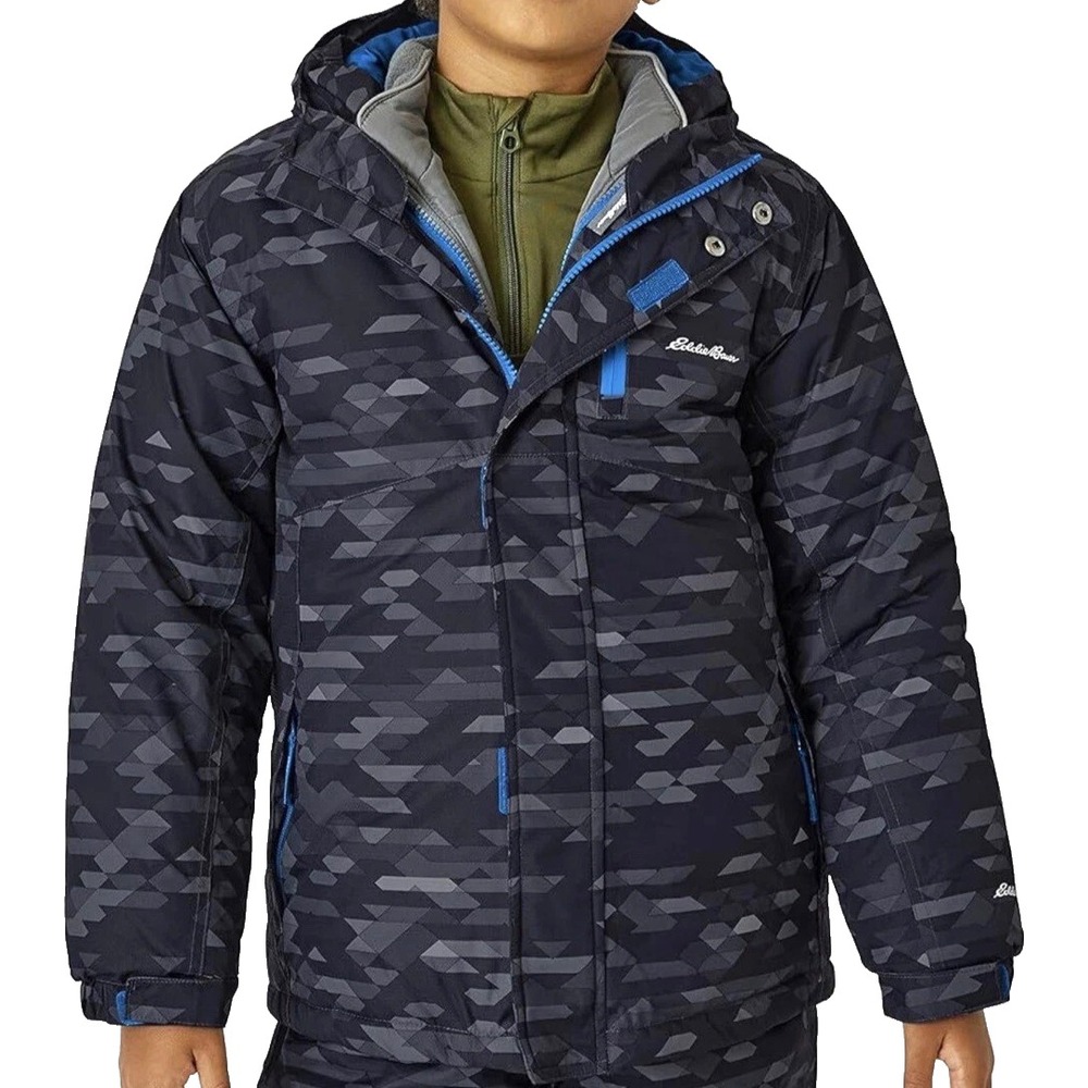 Eddie Bauer Youth 3 in 1 Jacket XL Water Resistant NWT Black Galaxy NWT - Picture 1 of 16